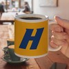 Hofstra University Secondary Logo Ceramic Coffee Mug Novelty Gift Mugs for Coffee Tea and Hot Drinks 11oz White - 4 of 4