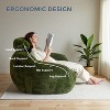 MAXYOYO Giant Bean Bag Chair with Pillow - Plush Large Bean Bag Chair Couch (Zippered Link Pillow) - 4 of 4