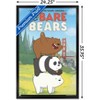 Trends International We Bare Bears - Key Art Framed Wall Poster Prints - 3 of 4