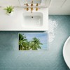 Stupell Industries Tropical Palms Overlooking Ocean Printed Plush Bath Mat And Bath Rug, Design By Seven Trees Design, 18"X30" - 4 of 4