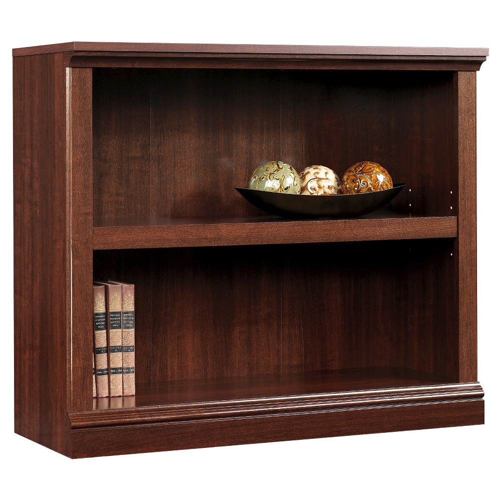 Sauder 2-Shelf Bookcase - Cherry , Cherry