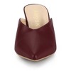 Allegra K Women's Closed Pointed Toe Slip-on Chunky Heels Slides Mules - 2 of 4