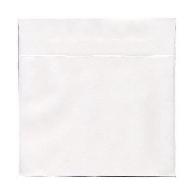 JAM Paper 10 x 10 Large Square Invitation Envelopes White 3992319H