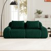82" Modern Modular Sectional Sofa for Living Room,Flannelette Fabric,highly textured,Oversized 2-Seater Couch with Deep Seat - 2 of 4