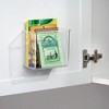 iDesign Adhesive Organizer Bin for Kitchen - Set of 4 - Clear - 3 of 4