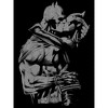 Batman Catwoman and Batman Kissing Men's Black Tee - 2 of 2