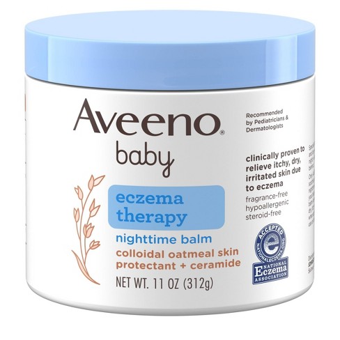 Aveeno Baby Eczema Therapy Nighttime Balm with Natural Oatmeal - 11oz - image 1 of 4