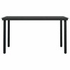 vidaXL 5-Piece Gray Patio Dining Set - Poly Rattan with Cushions & Glass Table for Outdoor, Garden, Patio, Backyard Furniture - 4 of 4