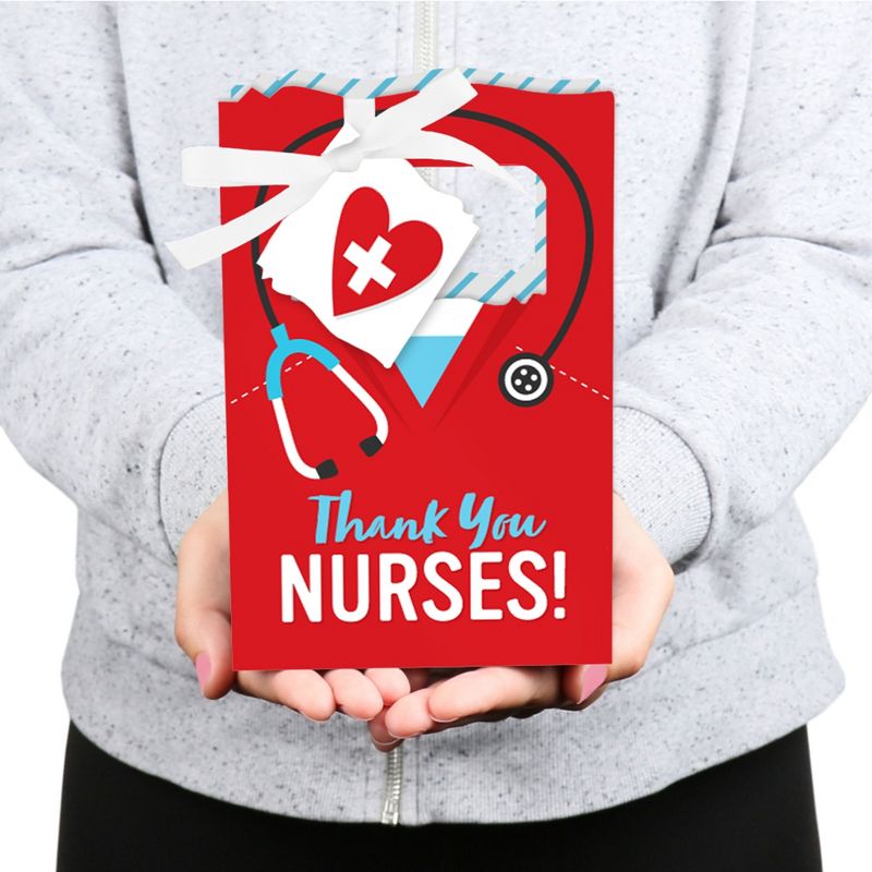 Thank You Nurses - Nurse Appreciation Week Favor Boxes - Set of 12, 6 of 8