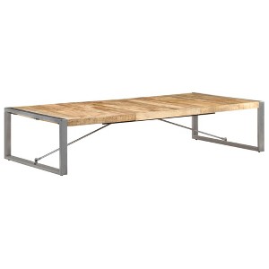 vidaXL Coffee Table Rough Mango Wood Large Durable Rectangular - 1 of 1
