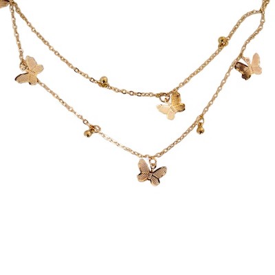 Fifth and Ninth - Riley Layered Butterfly Necklace