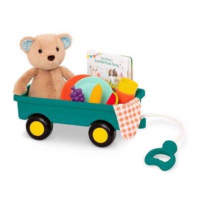 B. Toys Teddy Bear, Board Book & Picnic Set - Happyhues Cara Mellow ...