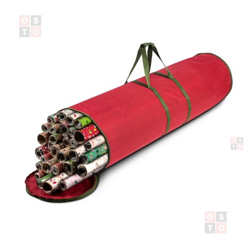 Waterproof Christmas Wrapping Paper Storage Bag