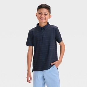 Boys' Textured Golf Polo Shirt - All In Motion™ - 1 of 3