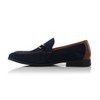 Ferro Aldo Mens Dante MFA19686 Suede Formal Penny Loafers with decorative Buckle - 4 of 4