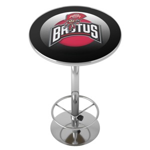 Ohio State University Bar Table with Footrest by Trademark Gameroom - 1 of 4