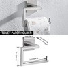5-Piece Bathroom Hardware Accessories Set 23.6 inch Towel Bar Towel Rack Sets Modern Towel Ring Kit Stainless Steel Wall Mounted (Brushed Nickel) - 4 of 4