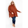 Avenue Women's Plus Size Bella Duster Sweater - 3 of 4