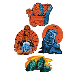 Trick or Treat Studios 17 in Creepshow Characters 4-Piece Wall Decoration Set - Multicolored - 1 of 1