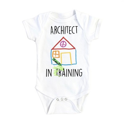 Architect Training - Baby Boy Girl Clothes Infant Onesie® Funny Cute Newborn GS1