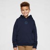 The Juniper Shop Embroidered Smiley Face Outline Youth Graphic Hoodie - 2 of 3