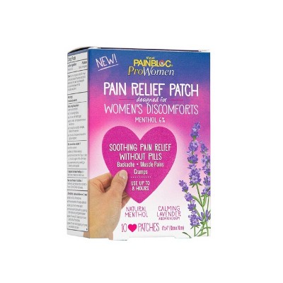 PainBloc24 Women's Pain Relief Patch for Discomfort - 10ct