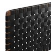 Modway Sparta Weave Wall-Mount Queen Vegan Leather Headboard - 3 of 4