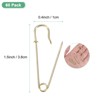 Unique Bargains Large Safety Spring Lock Blanket Bulk Pins 60 Pcs - 3 of 4