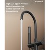 YAWWALK Double Handle Floor-Mounted Freestanding Tub Faucet with Hand Shower - 4 of 4