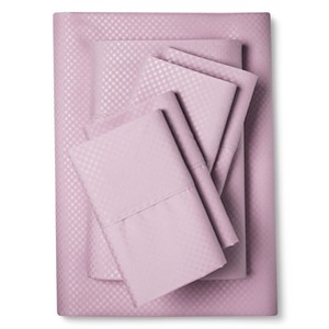 Christopher Knight Home Natalia Cavalletto Check Design Sheet Set - Lavender (King), Purple