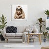 Stupell Industries Sloth & Baby Smiling Canvas Wall Art - 2 of 4
