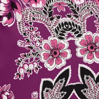 purple scarf print