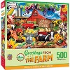 MasterPieces 500 Piece Jigsaw Puzzle - Greetings From the Farm - 15"x21" - 2 of 4