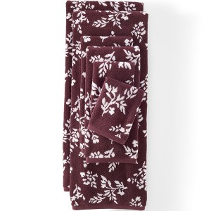 Lands' End Cotton Jacquard Towel Set - 1 of 3