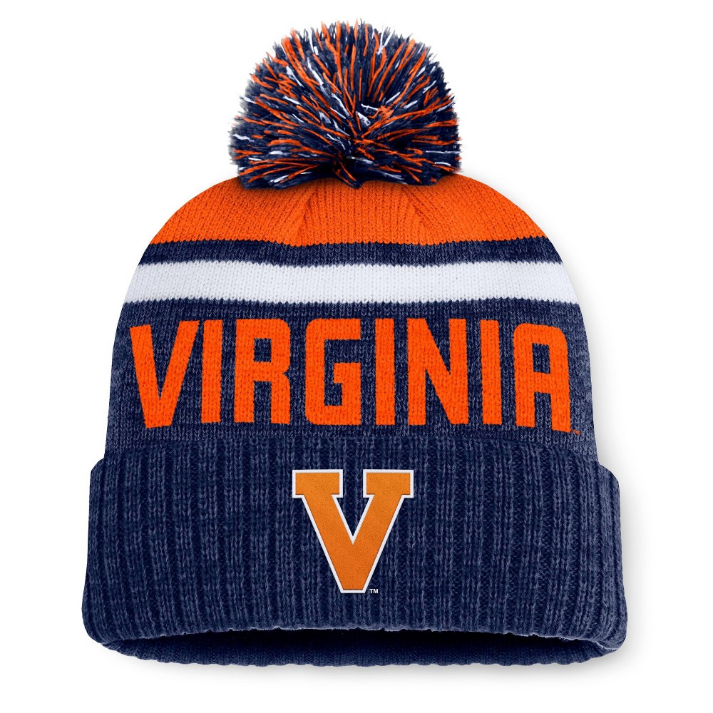 NCAA Virginia Cavaliers Knit Cuffed Pom Beanie