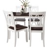 NicBex Dining Room Table Set for 4 Morden Kitchen Table with MDF Tabletop, 4 Cross Backrest Chairs for Dining Room - 4 of 4