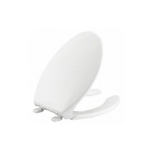 Bemis  Toilet Seat,Elongated Bowl,Open Front 1950-000 - 1 of 2