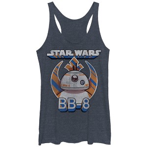 Women's Star Wars The Force Awakens BB-8 Droid Racerback Tank Top - 1 of 3