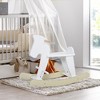Qaba Wooden Rocking Horse Toddler Baby Ride-on Toys for Kids 1-3 Years with Classic Design & Solid Workmanship, White - 2 of 4