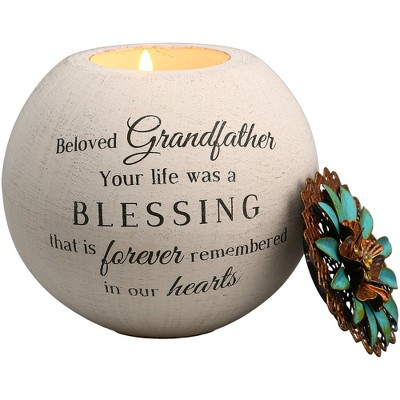 Pavilion Gift Company - Grandfather - 4" Round Tealight Candle Holder - Candle Holders