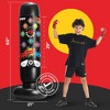 Kids Boxing Bag - Punching Bag for Kids with Electronic Wireless Music Mat with Lights, Scoreboard, 8 Sounds, 4 Modes, and Memory Game Play22USA - 2 of 4