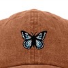 Dalix Butterfly Embroidered Cap Cotton Baseball Hat Garden Womens - 2 of 4