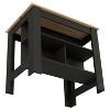 NicBex Kitchen Island Cart Morden 27.5" Kitchen Carts with Storage, 3 Shelves and Spacious Top Surface for Kitchen - 4 of 4