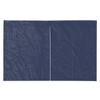 vidaXL Party Tent Sidewall 2 pcs with Zipper PE Blue - 3 of 4