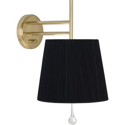 black modern sconce