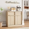 CuisinSmart Sideboard Buffet Cabinet with Drawers, Large Coffee Cabinet with Storage, Modern Wood Buffet Cabinet for Kitchen Dining Room - 4 of 4