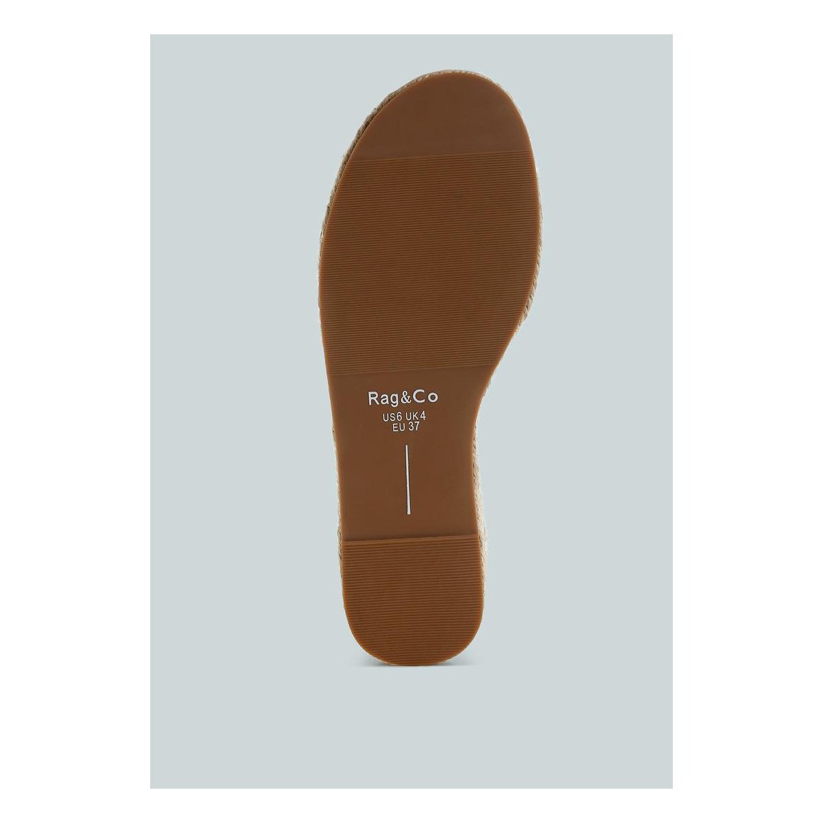 Обувь Rag & Co Womens Scalar Genuine Soft Leather Espadrille Flatforms 9 — фото 5