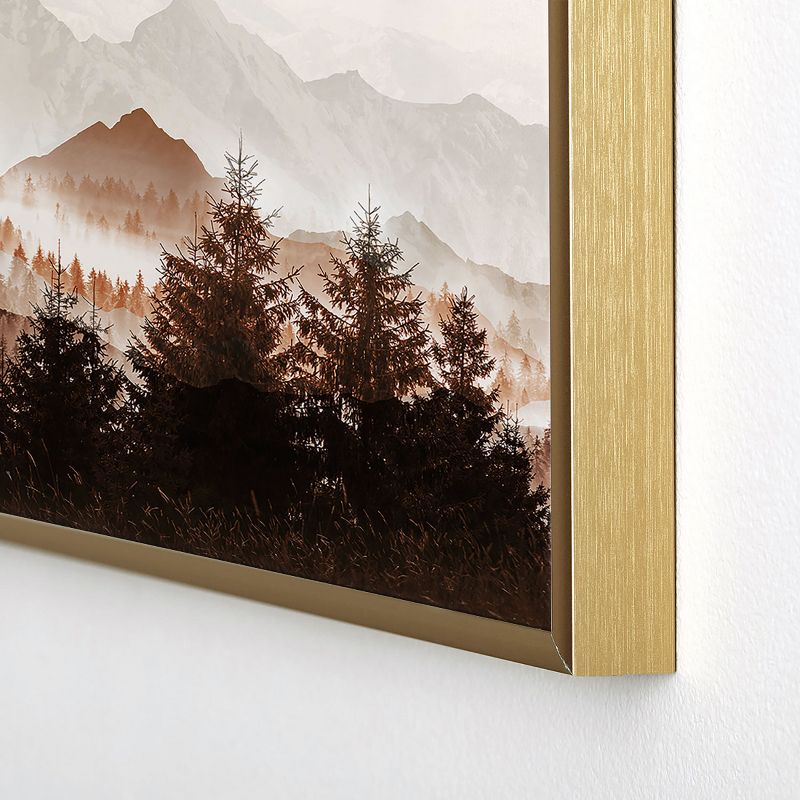 Iveta Abolina Cinnamon Peak Metal Framed Art Print - Deny Designs, 4 of 5