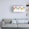 Trademark Fine Art -Lisa Audit 'Rainbow Seeds Loose Floral V' Canvas Art - 2 of 4