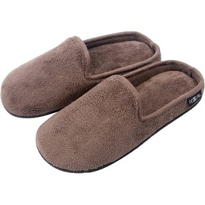 Roxoni Men's Slippers Slip On Terry Clog Comfort House Slipper Indoor/Outdoor - 1 of 4